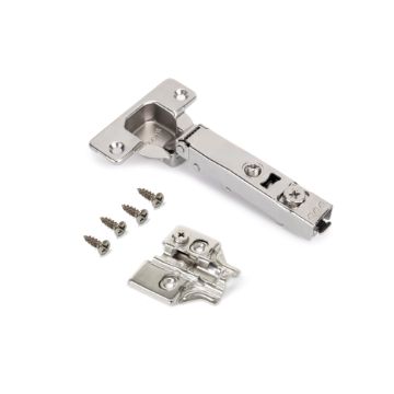 Kit full overlay hinge X92 with soft close and plate