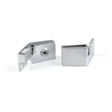Batch hinges for glass door, central part