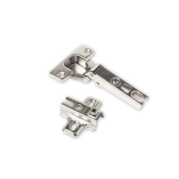 Kit X95 Hinge, 110º opening and plates for screwing