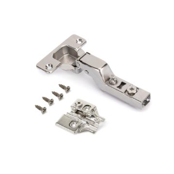 Kit inset hinge X92 with soft close and plate