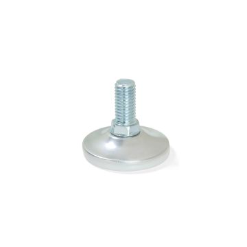 Adjustable feet for furniture with circular base, M10