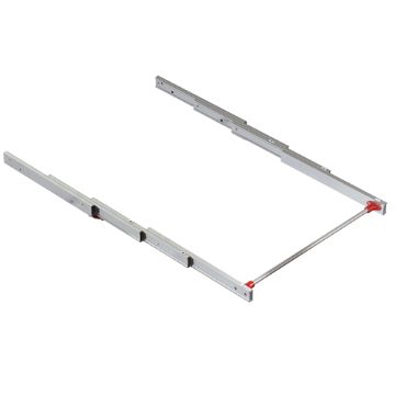 Lunch extendable table slides