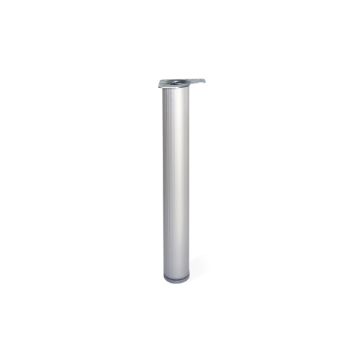 Adjustable table leg, D. 80 mm, Aluminium