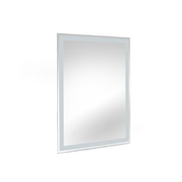 Espelho de casa de banho Hercules com iluminação LED frontal e decorativa (AC 230V 50Hz)