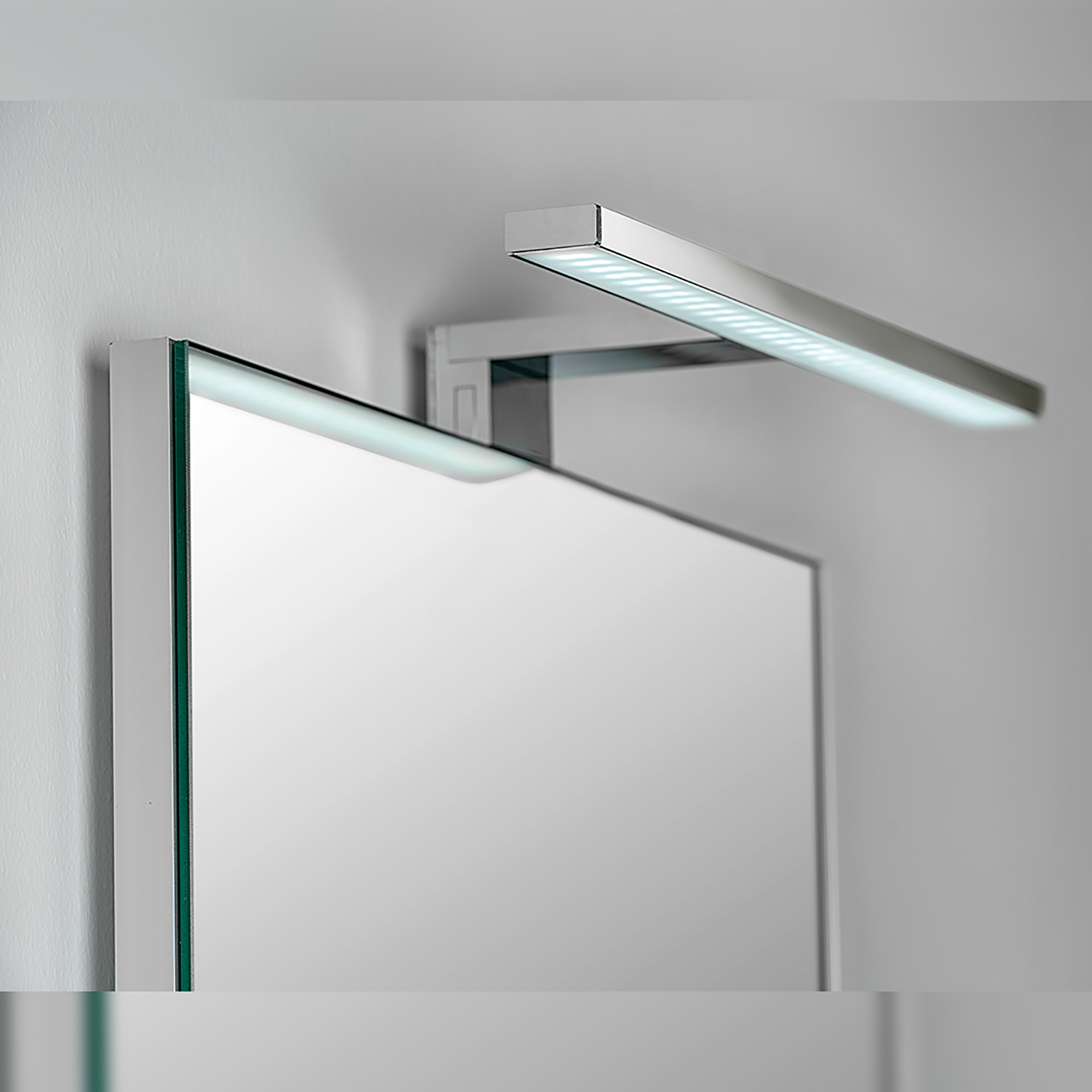  Applique LED pour miroir de salle de bain Aquarius 300 - 450 mm (AC 230V 50Hz), 300, Chrome
